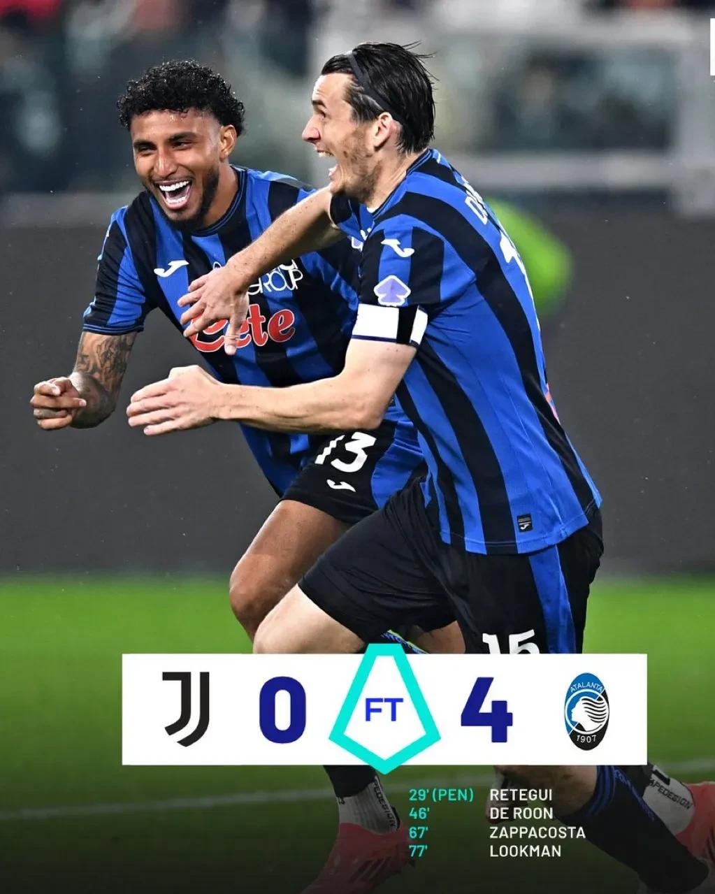 尤文图斯主场失利，夺冠希望渺茫