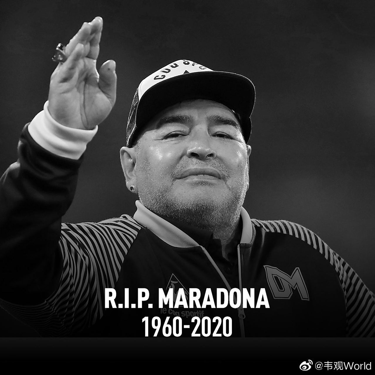 阿根廷足球传奇迭戈·马拉多纳因心脏病去世,享年60岁 阿根廷足球传奇迭戈·马拉多纳因心脏病去世,享年60岁